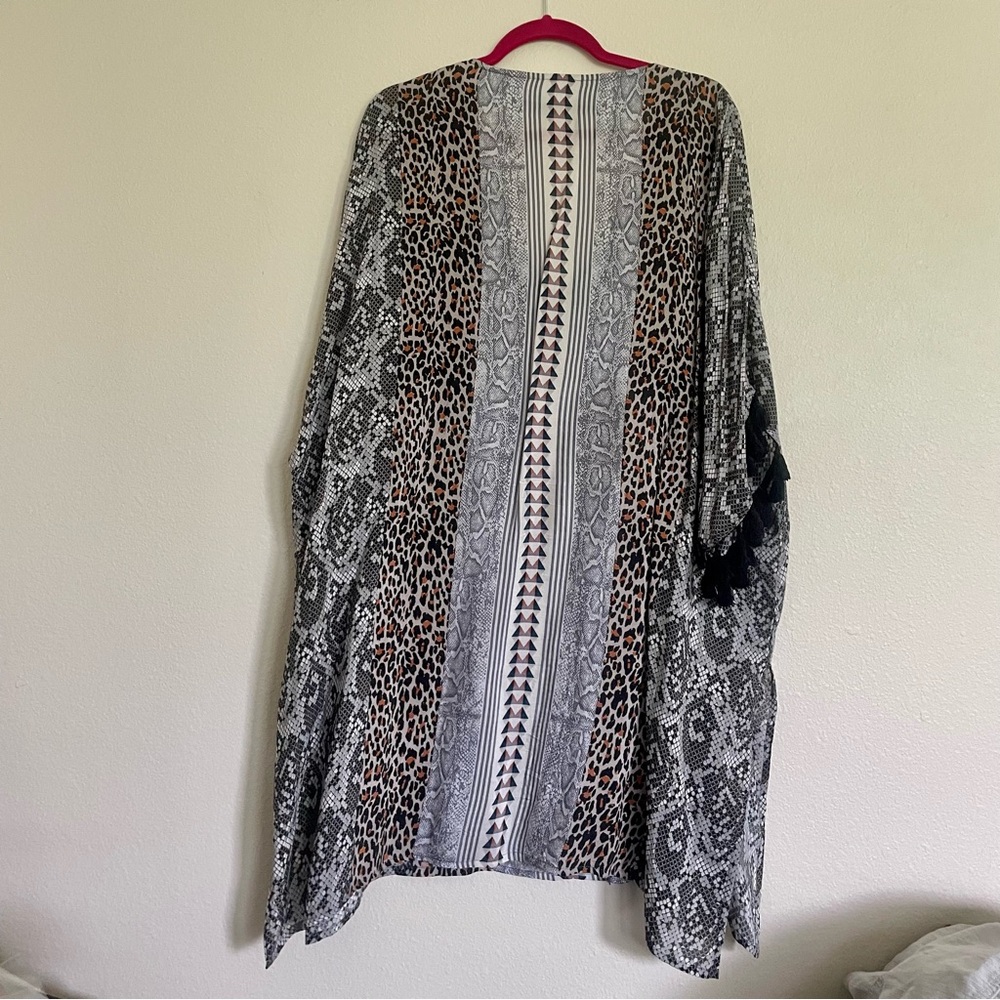 Anthropologie Conditions Apply Animal Print Tunic - Picture 6 of 8